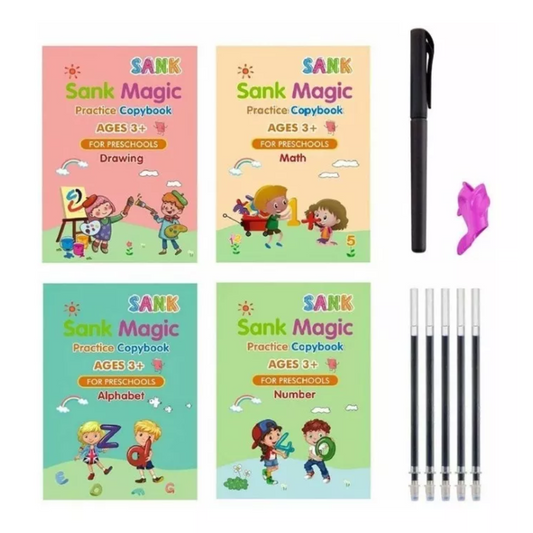 MAGIC PEN™ Set Cuaderno Caligrafía con tinta magica