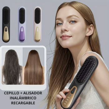 BRUSH™  Cepillo Alisador Inalámbrico, recargable