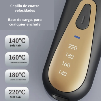 BRUSH™  Cepillo Alisador Inalámbrico, recargable