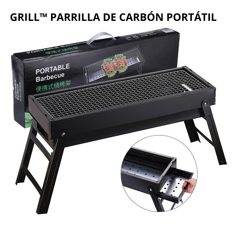 GRILL™ PARRILLA DE CARBÓN PORTÁTIL